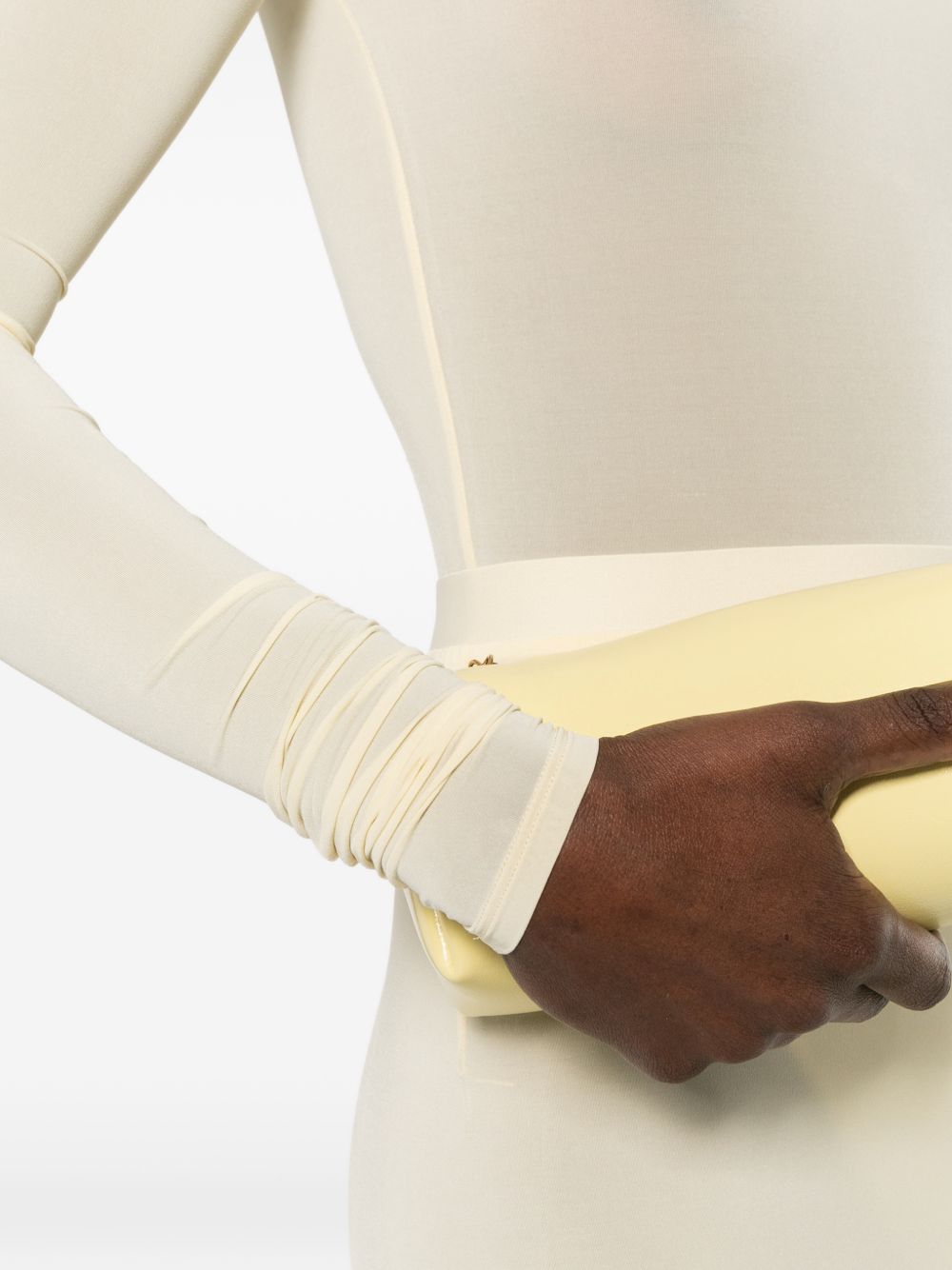 Body semi trasparente in beige Wardrobe.Nyc - donna 