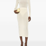 Body semi trasparente in beige Wardrobe.Nyc - donna 