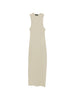 WARDROBE.NYC women's beige racer dress