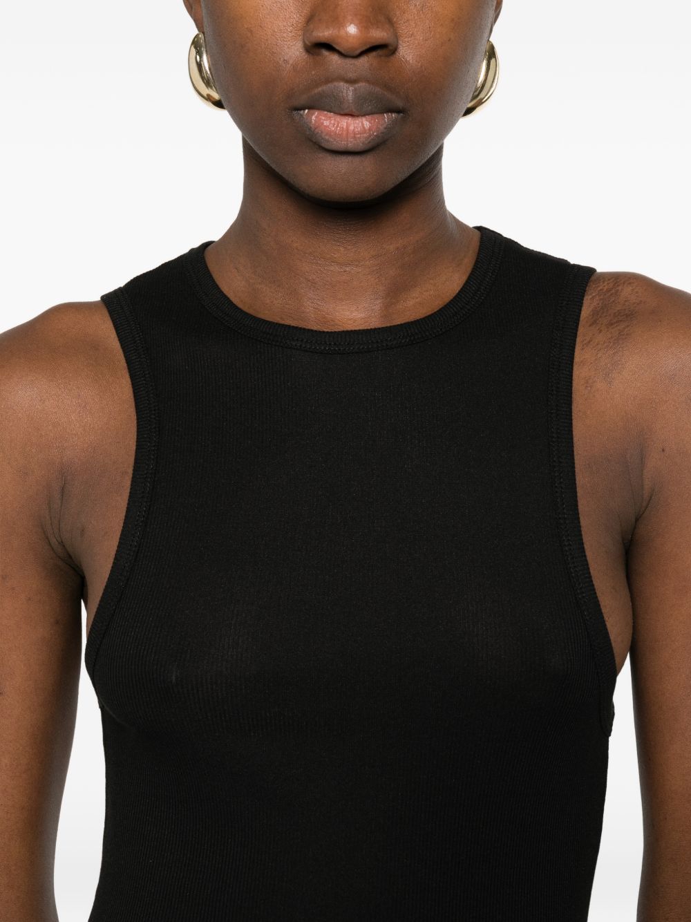 Abito con scollo tondo in nero WARDROBE.NYC - donna 