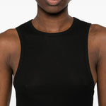 Abito con scollo tondo in nero WARDROBE.NYC - donna 