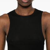 Abito con scollo tondo in nero WARDROBE.NYC - donna 