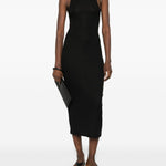 Abito con scollo tondo in nero WARDROBE.NYC - donna 