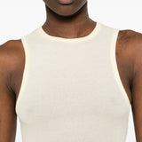 Abito con scollo tondo in giallo chiaro WARDROBE.NYC - donna 