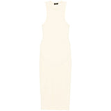 Abito con scollo tondo in giallo chiaro WARDROBE.NYC - donna 