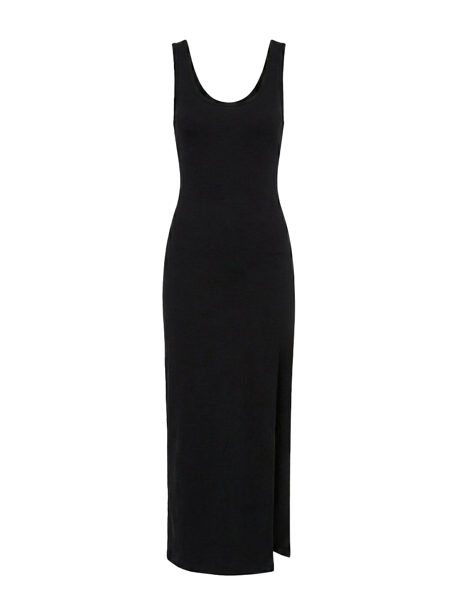 Abito midi in cotone opaque in nero Wardrobe NYC - donna 