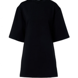 Abito a t-shirt con schiena scoperta in nero Wardrobe NYC - donna 