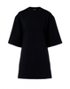 Abito a t-shirt con schiena scoperta in nero Wardrobe NYC - donna