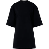 Abito a t-shirt con schiena scoperta in nero Wardrobe NYC - donna 