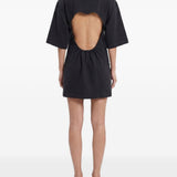 Abito a t-shirt con schiena scoperta in nero Wardrobe NYC - donna 