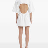 Abito a t-shirt con schiena scoperta in bianco  Wardrobe NYC - donna 