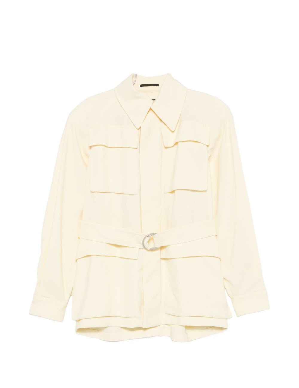 Giacca safari con cintura in giallo Wardrobe.Nyc - donna 