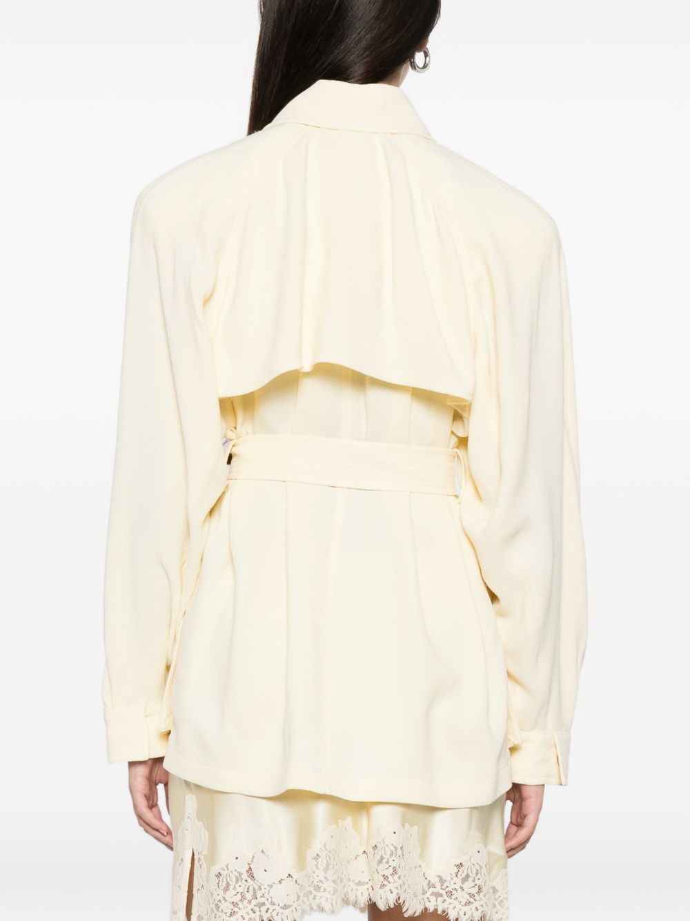 Giacca safari con cintura in giallo Wardrobe.Nyc - donna 