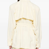 Giacca safari con cintura in giallo Wardrobe.Nyc - donna 
