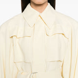 Giacca safari con cintura in giallo Wardrobe.Nyc - donna 
