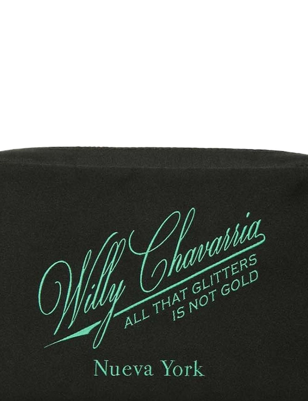 Trousse da bagno con zip in verde Willy chavarria - uomo 