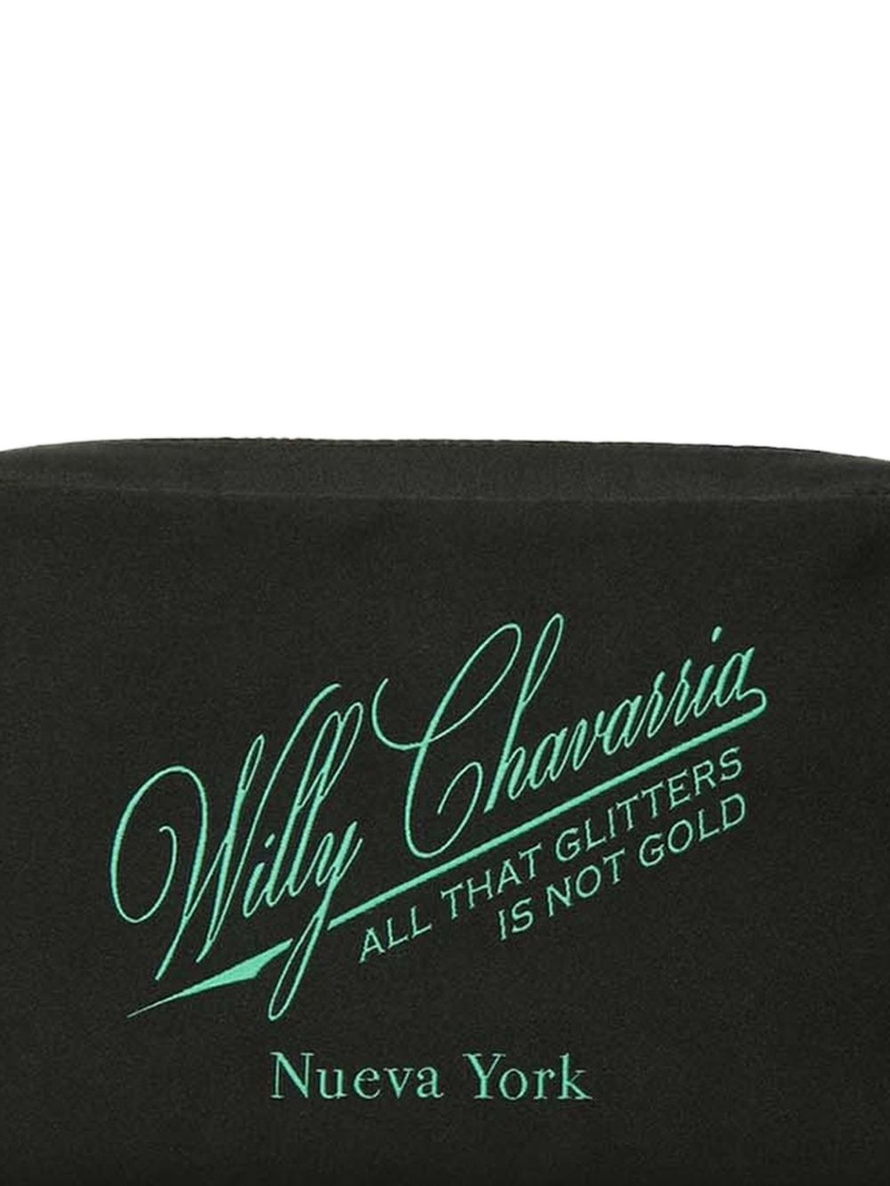 Trousse da bagno con zip in verde Willy chavarria - uomo 