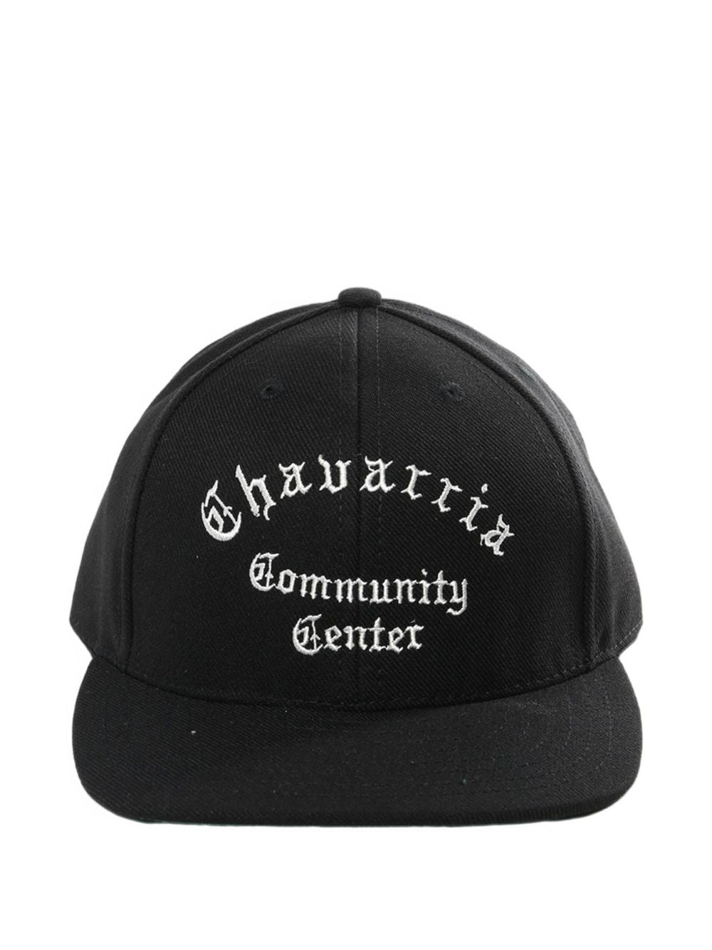 Cappello da baseball con ricamo in nero Willy chavarria - uomo 