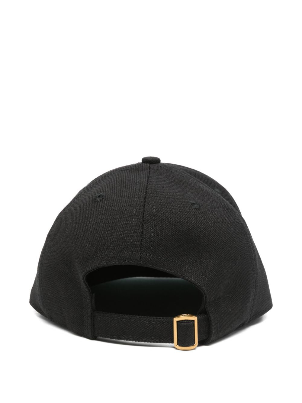 Cappello da baseball ricamato in nero Willy chavarria - uomo 