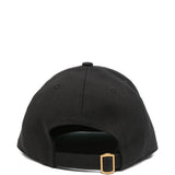 Cappello da baseball ricamato in nero Willy chavarria - uomo 