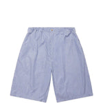 Shorts a righe toluca in celeste Willy chavarria - uomo 