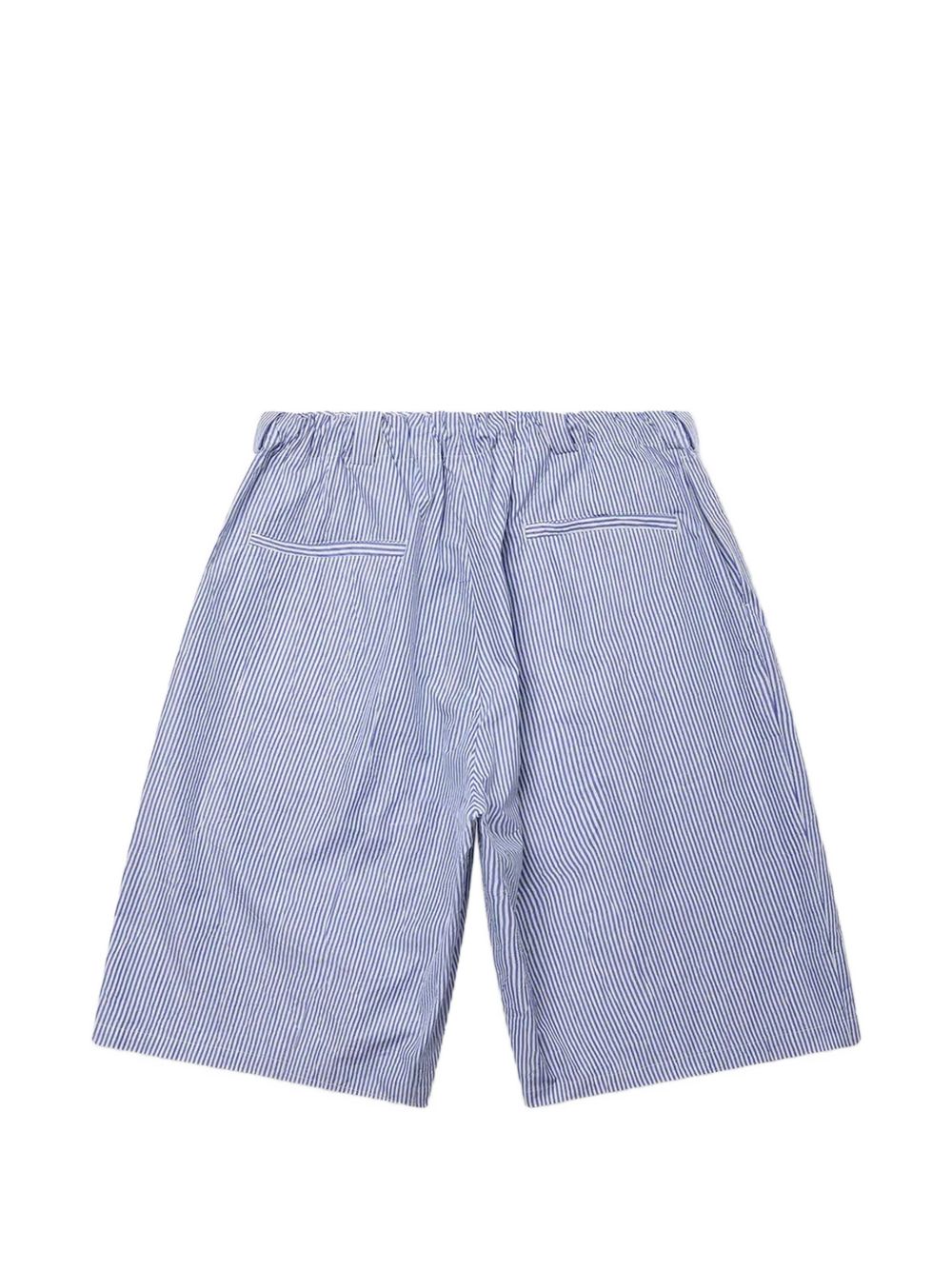 Shorts a righe toluca in celeste Willy chavarria - uomo 