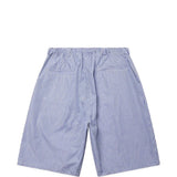 Shorts a righe toluca in celeste Willy chavarria - uomo 