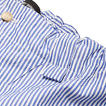 Shorts a righe toluca in celeste Willy chavarria - uomo 