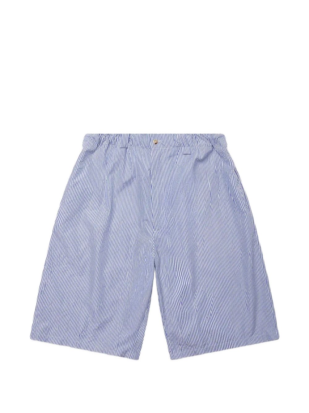 Shorts a righe toluca in celeste Willy chavarria - uomo 