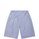 Shorts a righe toluca in celeste Willy chavarria - uomo 
