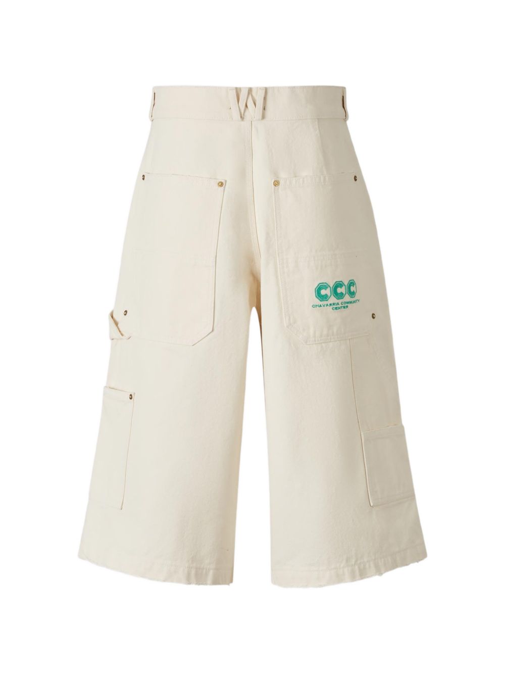 Shorts con tasche in beige Willy chavarria - uomo 