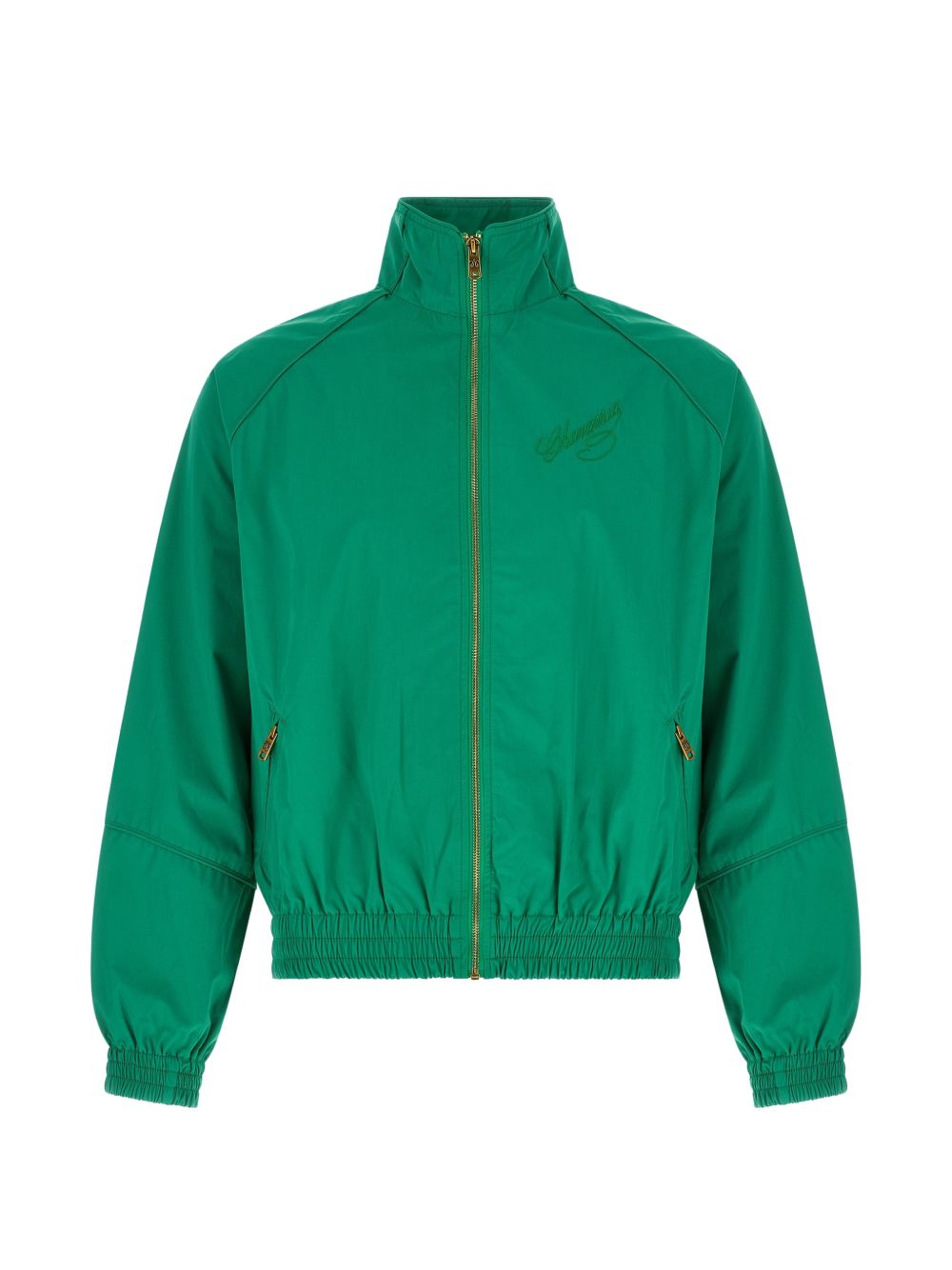 Giacca a vento con maniche raglan in verde Willy chavarria - uomo 