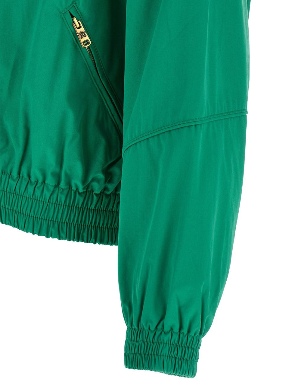 Giacca a vento con maniche raglan in verde Willy chavarria - uomo 