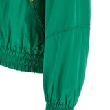 Giacca a vento con maniche raglan in verde Willy chavarria - uomo 