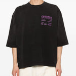 T-shirt con stampa in nero Willy chavarria - uomo 