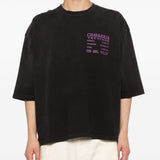 T-shirt con stampa in nero Willy chavarria - uomo 