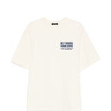 T-shirt con stampa in bianco Willy chavarria - uomo 