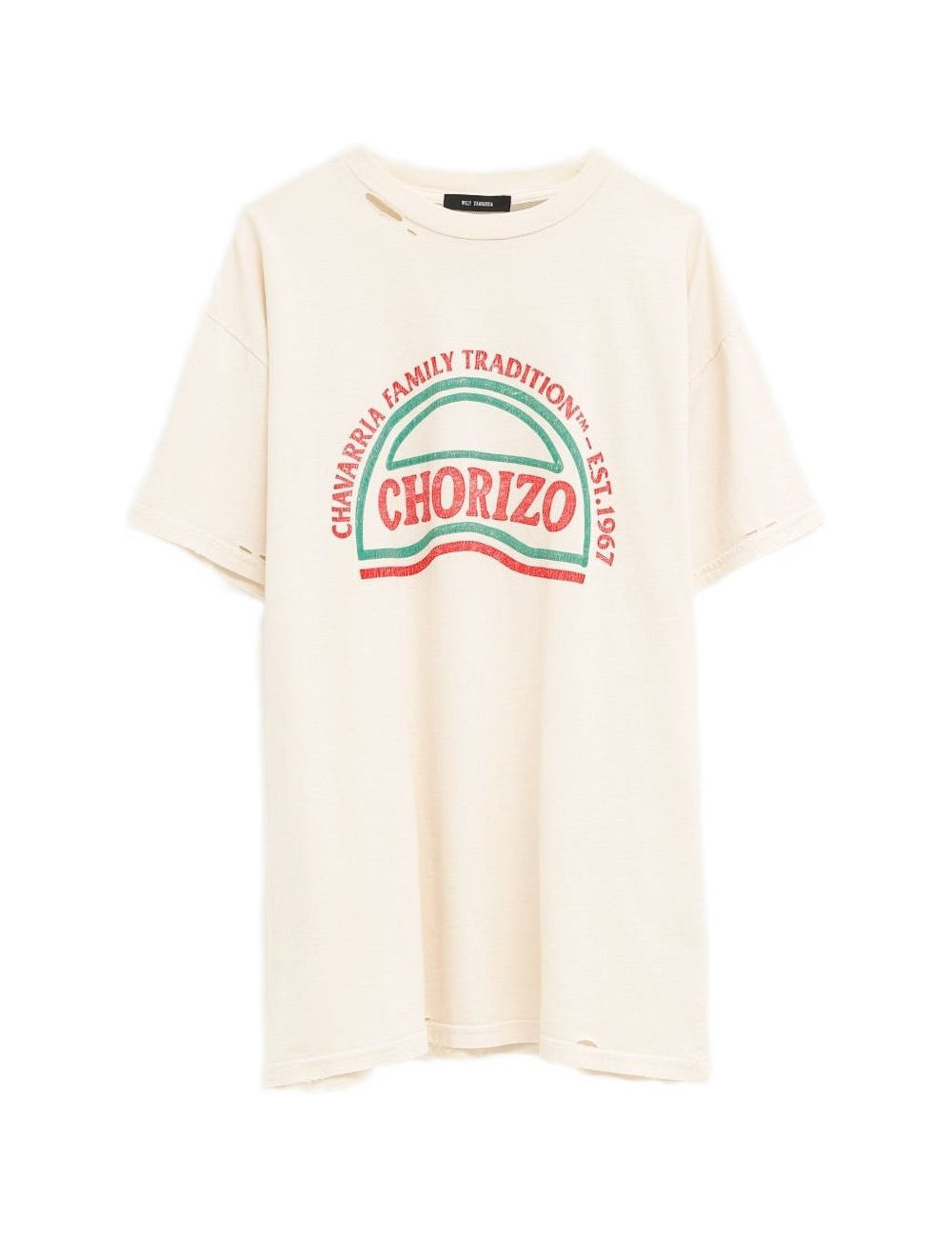 T-shirt con grafica in beige Willy chavarria - uomo 