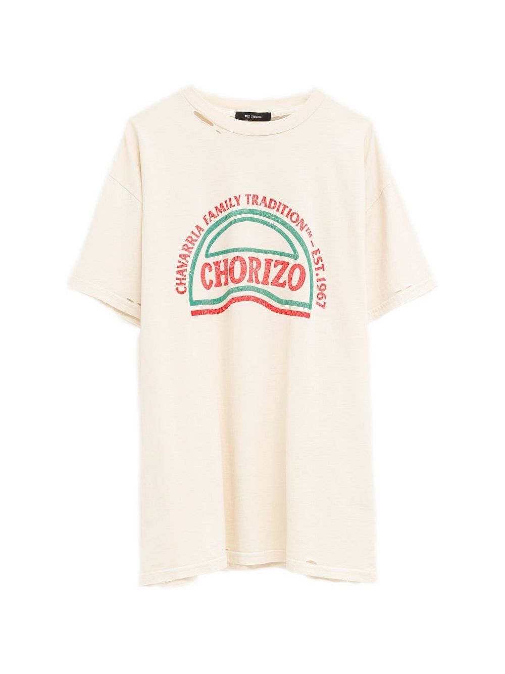 T-shirt con grafica in beige Willy chavarria - uomo 