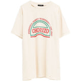 T-shirt con grafica in beige Willy chavarria - uomo 