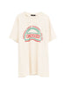 Willy Chavarria beige graphic T-shirt - men