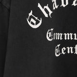 T-shirt Chavarria con stampa in nero Willy chavarria - uomo 