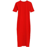 Abito stile T-shirt con stampa in rosso Willy chavarria - donna 