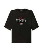 T-shirt welcome to america in nero Willy chavarria - uomo 