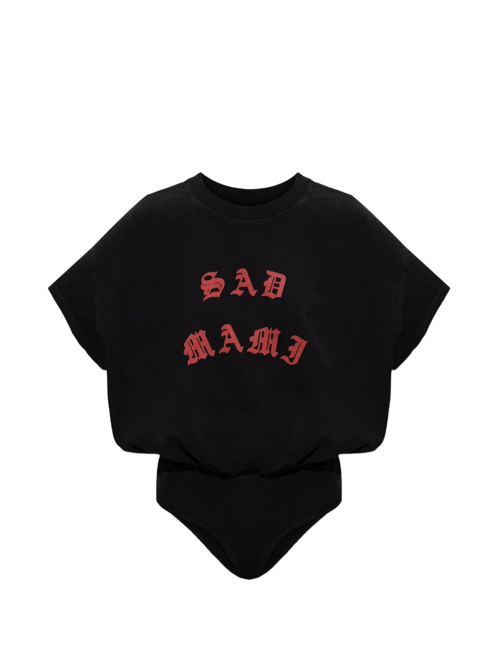 Body Sad Mami  in nero Willy chavarria - uomo 