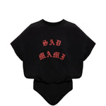 Body Sad Mami  in nero Willy chavarria - uomo 