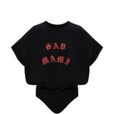Body Sad Mami  in nero Willy chavarria - uomo 