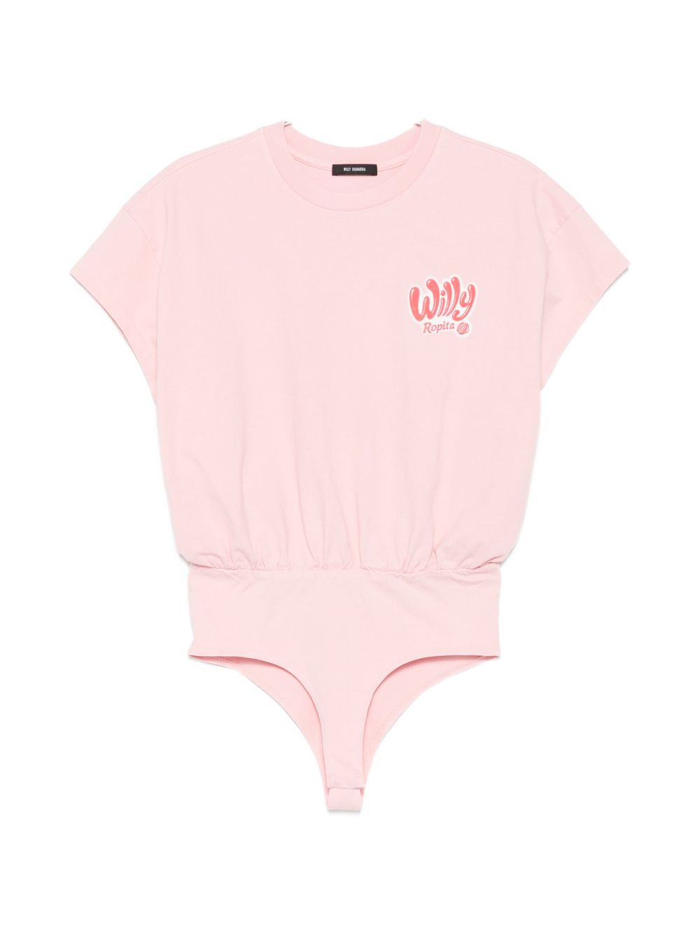 Body con stampa logo in rosa Willy chavarria - donna 