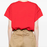 Body con stampa logo in rosso Willy chavarria - donna 