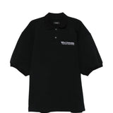 Polo con ricamo in nero Willy chavarria - uomo 